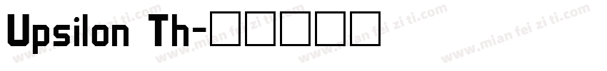 Upsilon Th字体转换